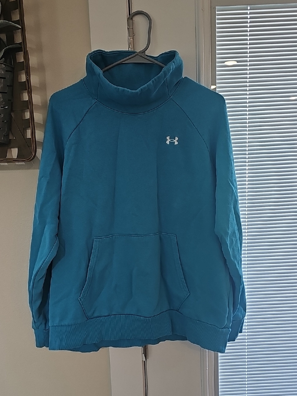 Under Armour Light Blue Funnel Neck Hoodie